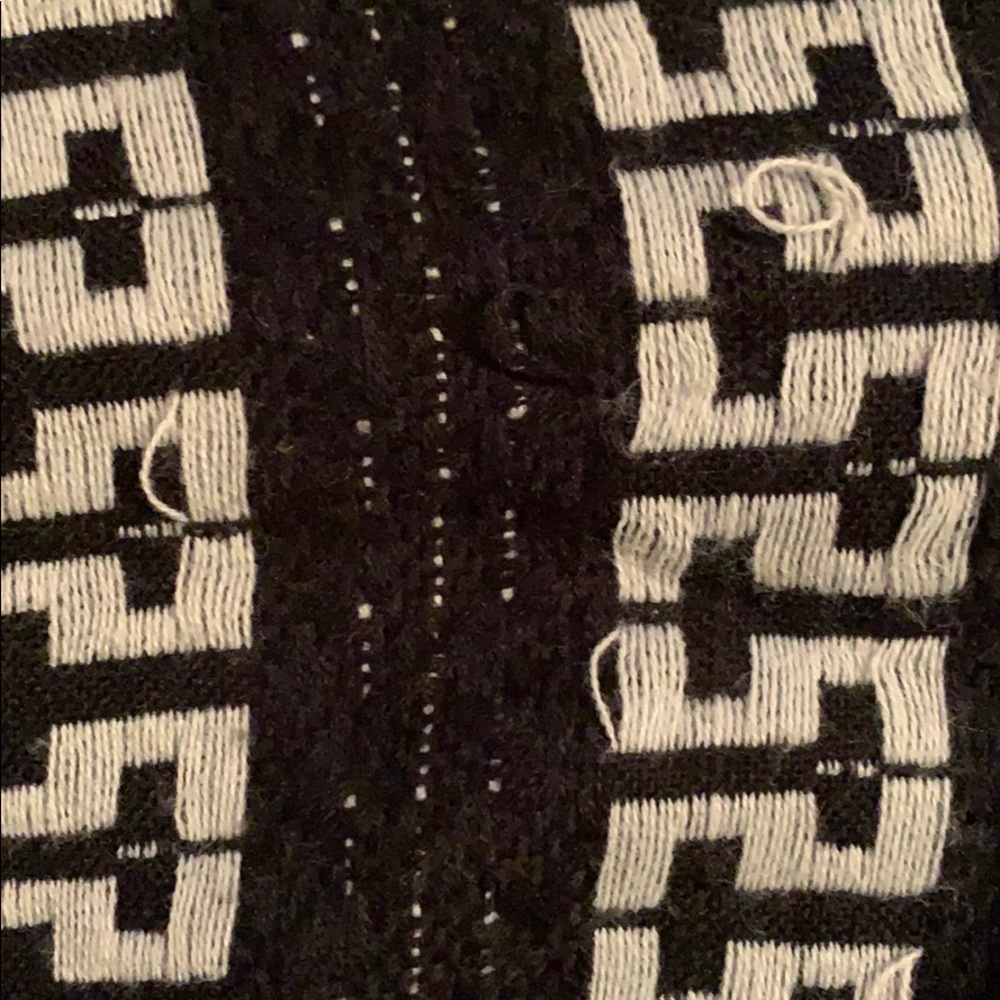 Free People hooded fringe poncho - Picture 6 of 6